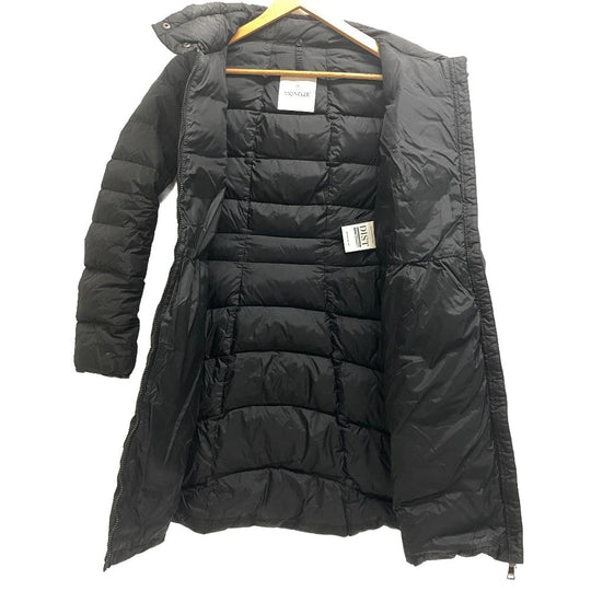 MONCLER Down jacket Nylon black HIRONDELLE 19 years Women zero size Used Authentic