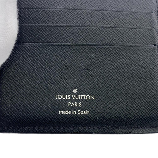 LOUIS VUITTON Bifold Wallet M62289 leather black Epi Portefeuille Marco Black mens Used Authentic