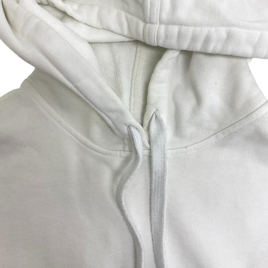 JIMMY CHOO Hoodie cotton white XS JC College Hoodie Women 44 Used Authentic