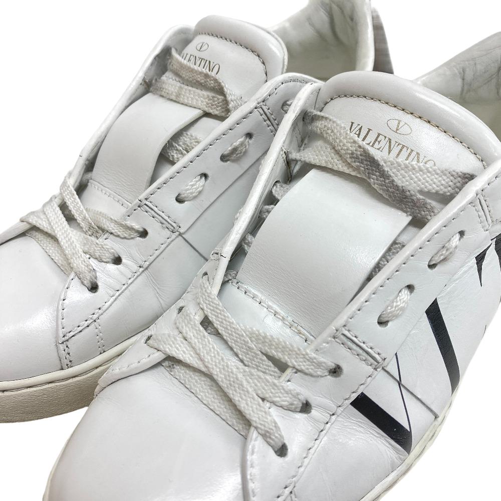 Valentino Garavani sneakers RW2S0781 leather white Rock studs Women 36 1/2 Used Authentic