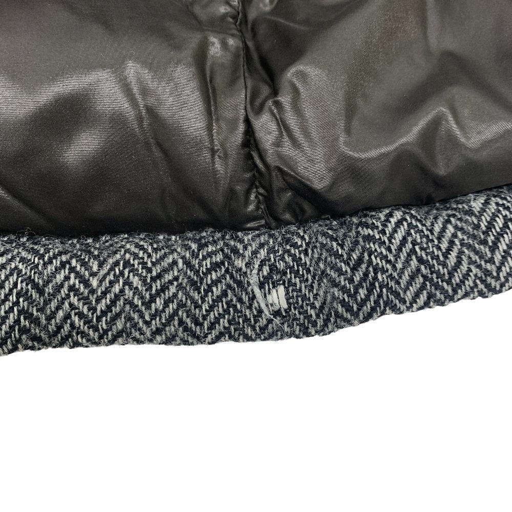 MONCLER Down jacket wool gray 12 years 0 FLORIAN Women zero size Used Authentic