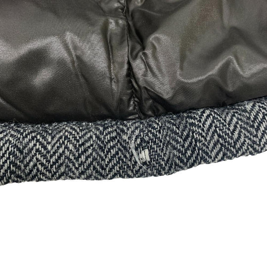 MONCLER Down jacket wool gray 12 years 0 FLORIAN Women zero size Used Authentic