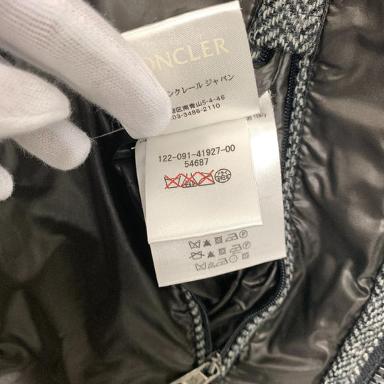 MONCLER Down jacket wool gray 12 years 0 FLORIAN Women zero size Used Authentic