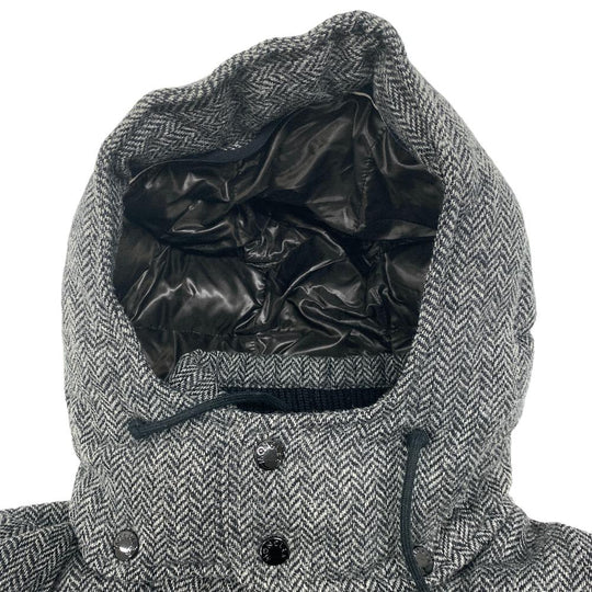 MONCLER Down jacket wool gray 12 years 0 FLORIAN Women zero size Used Authentic