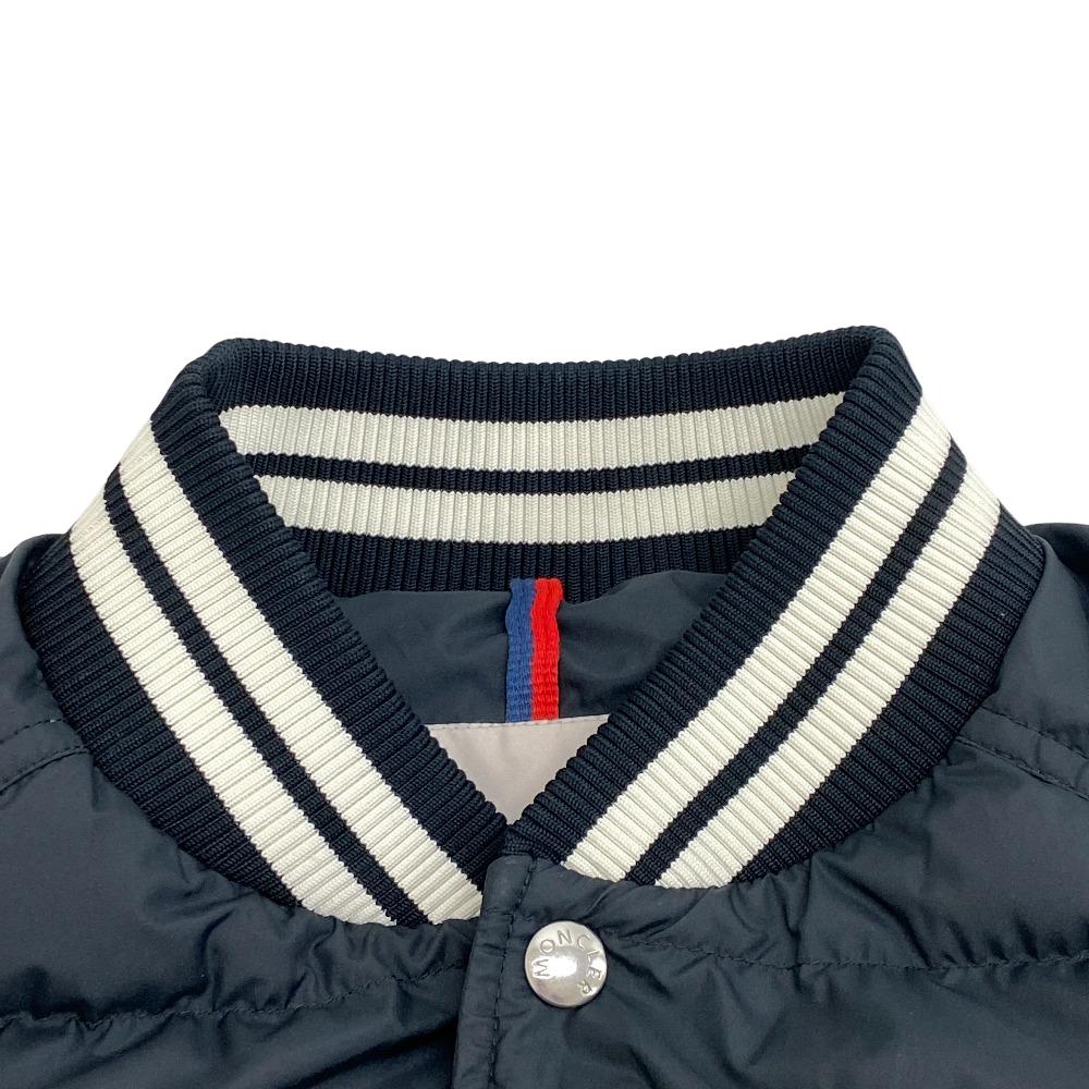 MONCLER Down jacket Leather, Nylon black 22 years 1 stadium jumper VENTOUX mens 1 Used Authentic