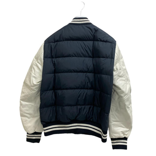 MONCLER Down jacket Leather, Nylon black 22 years 1 stadium jumper VENTOUX mens 1 Used Authentic