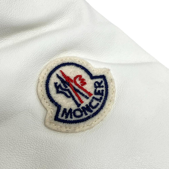 MONCLER Down jacket Leather, Nylon black 22 years 1 stadium jumper VENTOUX mens 1 Used Authentic