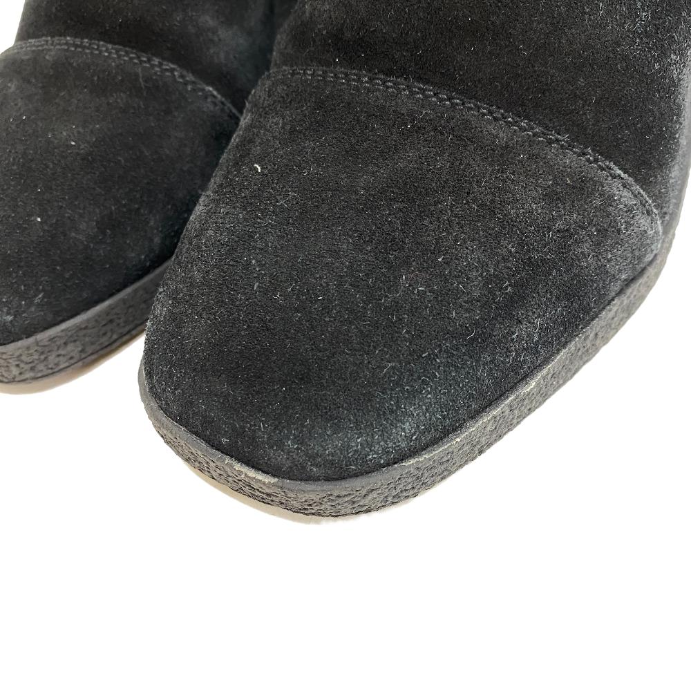 LOUIS VUITTON boots suede black 15 years Women 36 2/1 Used Authentic