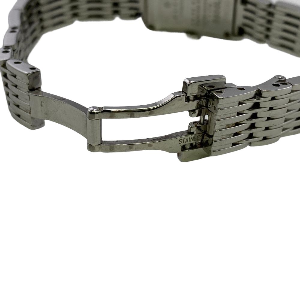 GUCCI Watches 8600L Stainless Steel Silver quartz Side diamond G Metro Women Used Authentic