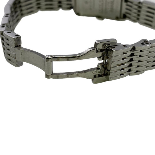 GUCCI Watches 8600L Stainless Steel Silver quartz Side diamond G Metro Women Used Authentic