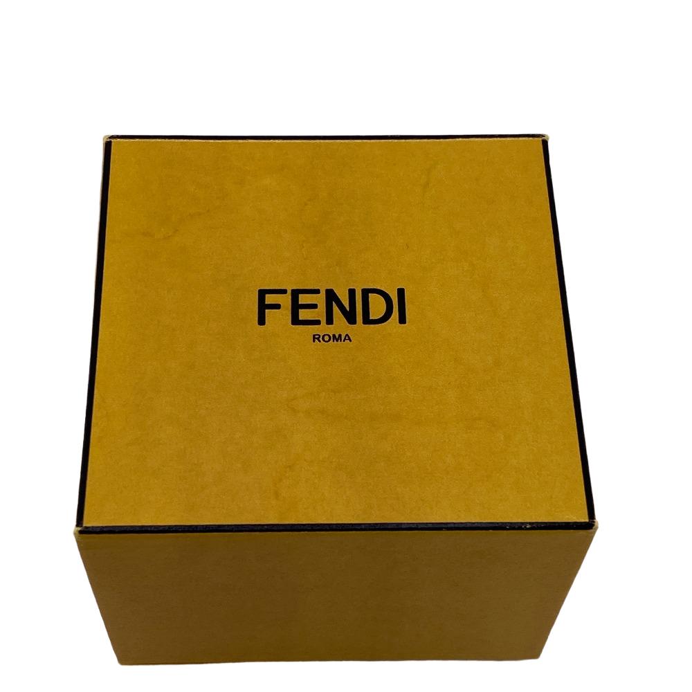 FENDI Pierce Metal, Rhinestone gold F is Fendi Women Used Authentic