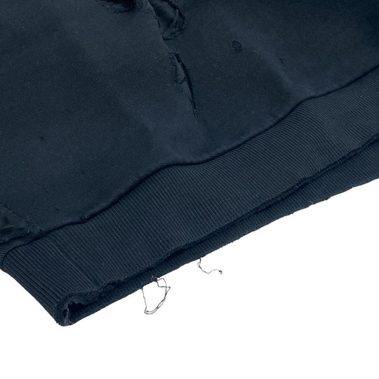 GIVENCHY sweat BM70393Y0S Cotton, Polyester black XS Destroy Processing mens XS Used Authentic