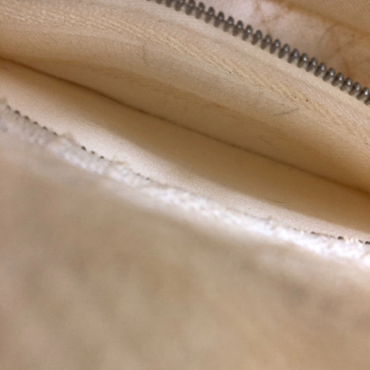 Dior Handbag canvas white 2WAY Lady Dior Canage Women Used Authentic