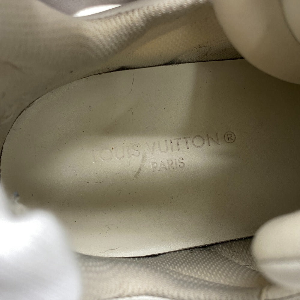 LOUIS VUITTON sneakers leather white Monogram Arclight line Women 36 Used Authentic