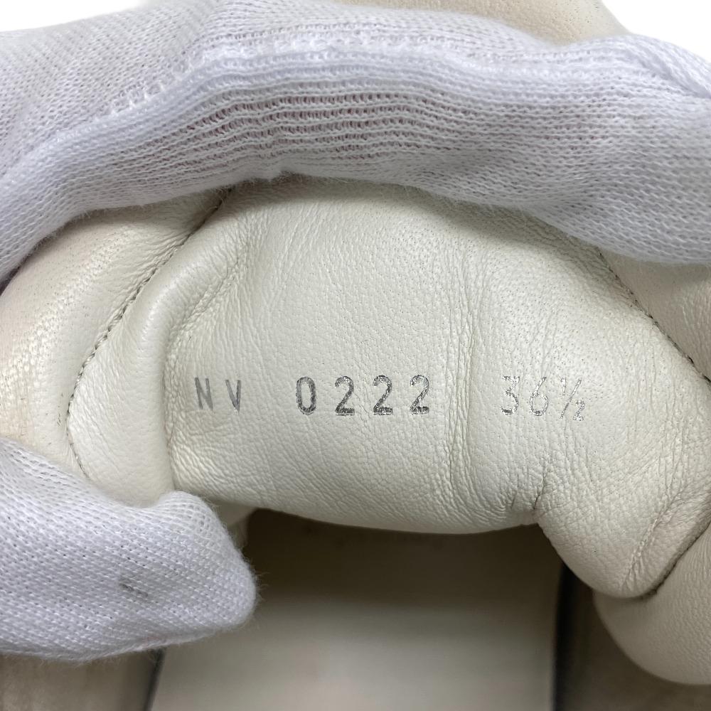 LOUIS VUITTON sneakers leather white Monogram Arclight line Women 36 Used Authentic