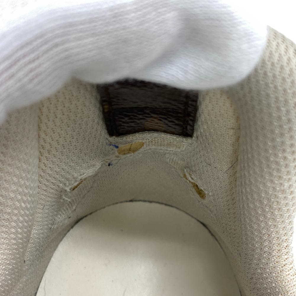 LOUIS VUITTON sneakers leather white Monogram Arclight line Women 36 Used Authentic