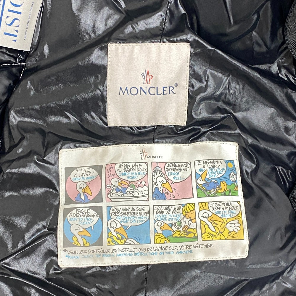 MONCLER Down jacket Nylon beige 17 years 00 ALBIZIA Women 00 Used Authentic