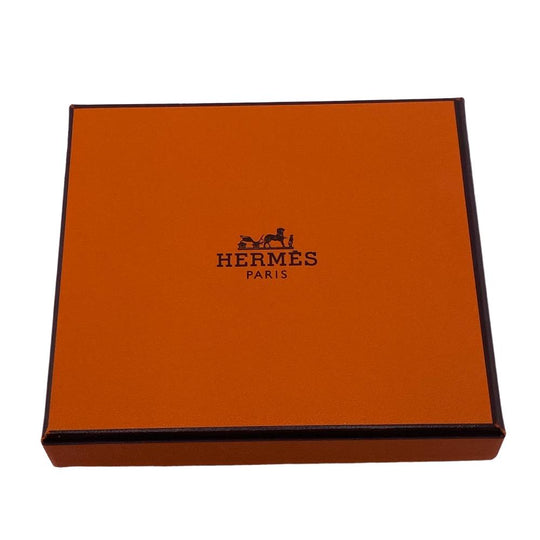 HERMES Coin case Epsom Brown Azap silk in Women(Unisex) Used Authentic