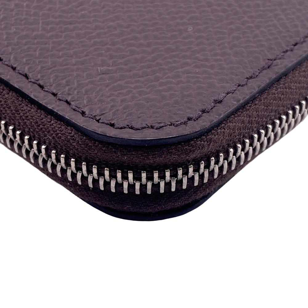 HERMES Coin case Epsom Brown Azap silk in Women(Unisex) Used Authentic