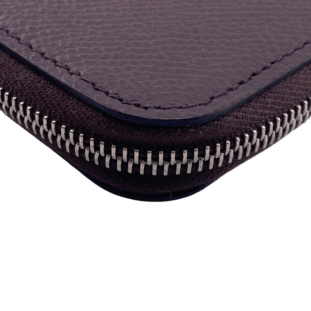 HERMES Coin case Epsom Brown Azap silk in Women(Unisex) Used Authentic