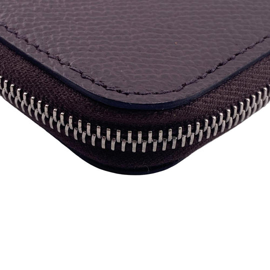HERMES Coin case Epsom Brown Azap silk in Women(Unisex) Used Authentic