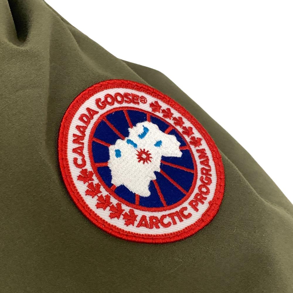 CANADA GOOSE Down jacket Cotton, Polyurethane khaki FUSION VICTORIA PARKA Women XS Used Authentic