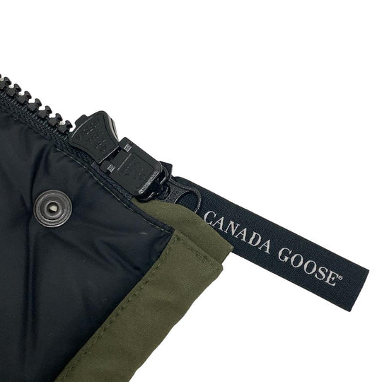 CANADA GOOSE Down jacket Cotton, Polyurethane khaki FUSION VICTORIA PARKA Women XS Used Authentic