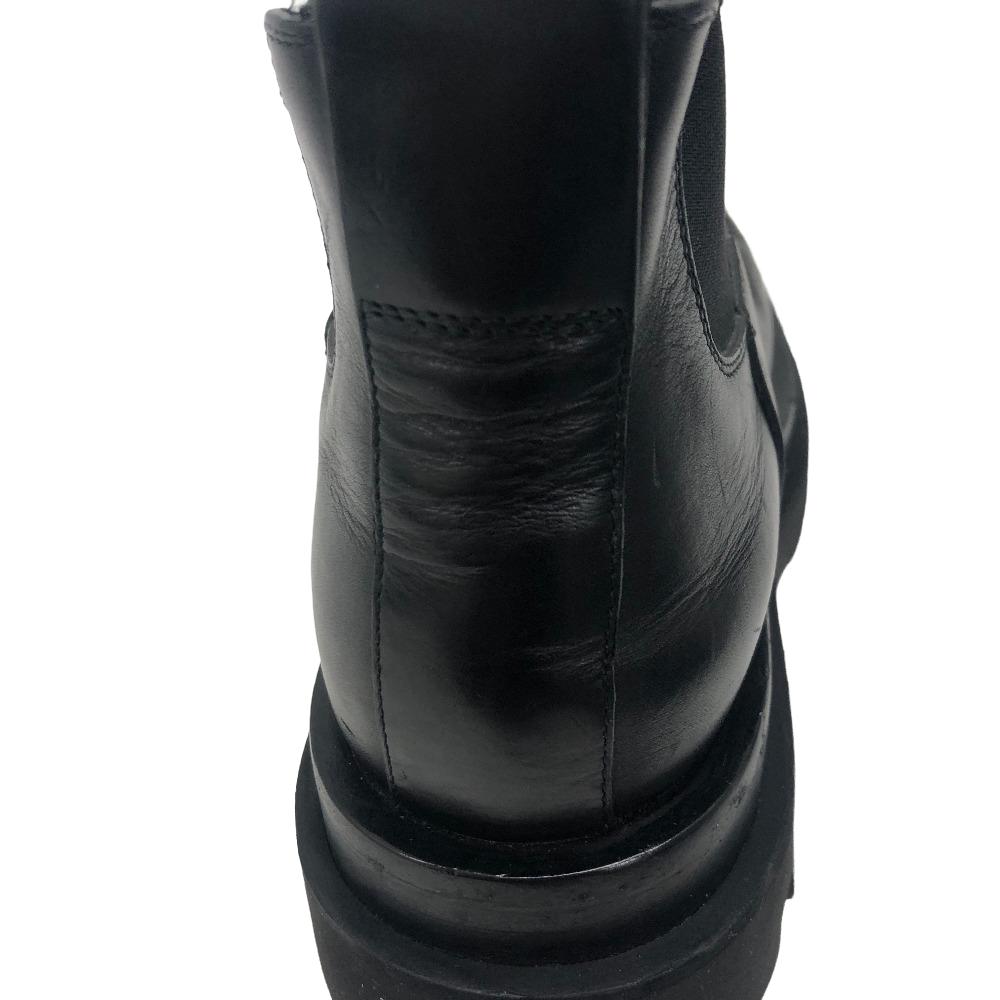 BOTTEGAVENETA boots leather black Side gore boots Rug Women 36 Used Authentic