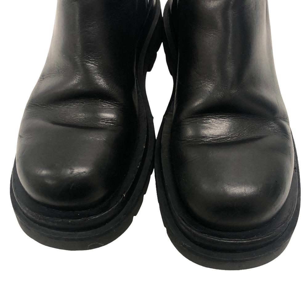 BOTTEGAVENETA boots leather black Side gore boots Rug Women 36 Used Authentic