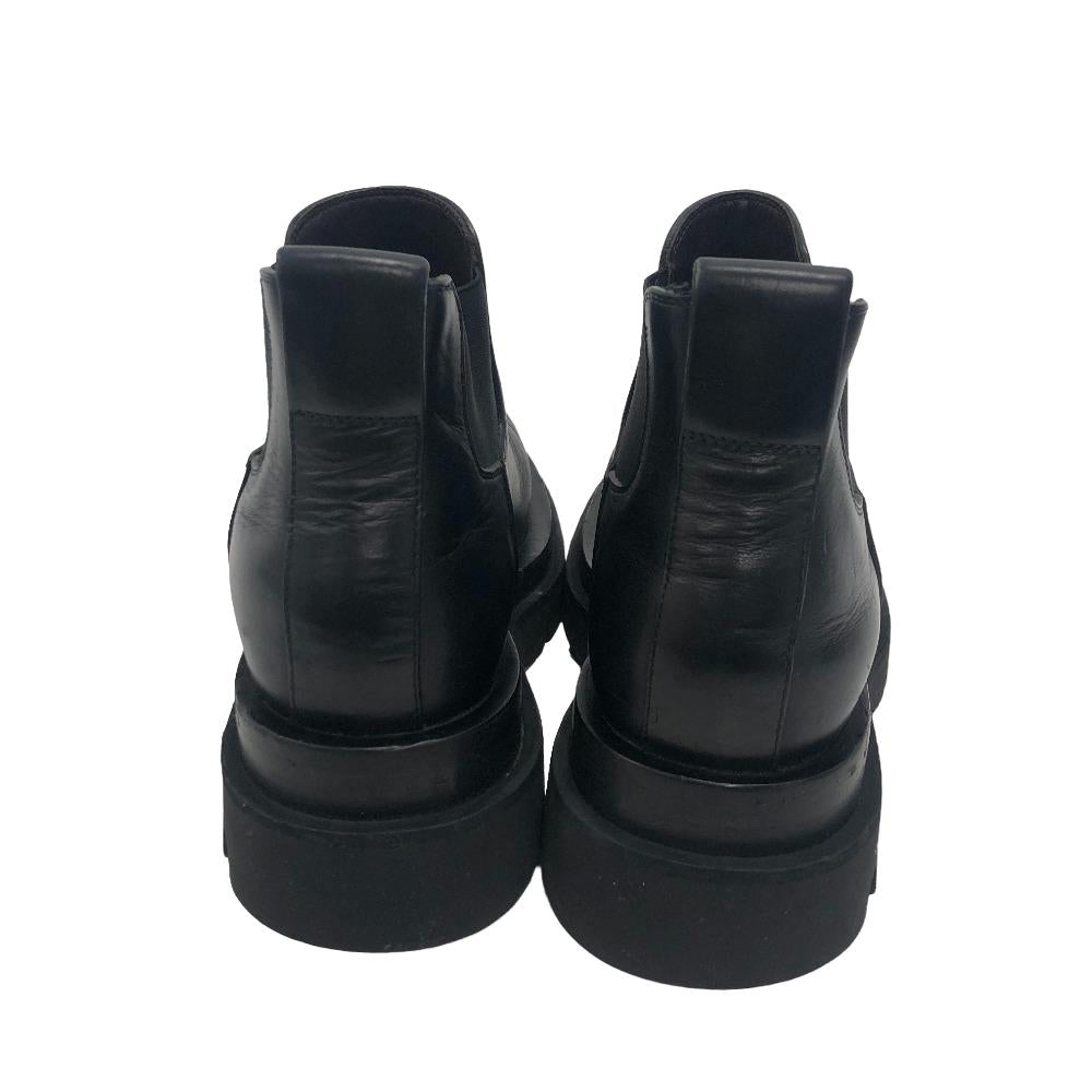 BOTTEGAVENETA boots leather black Side gore boots Rug Women 36 Used Authentic