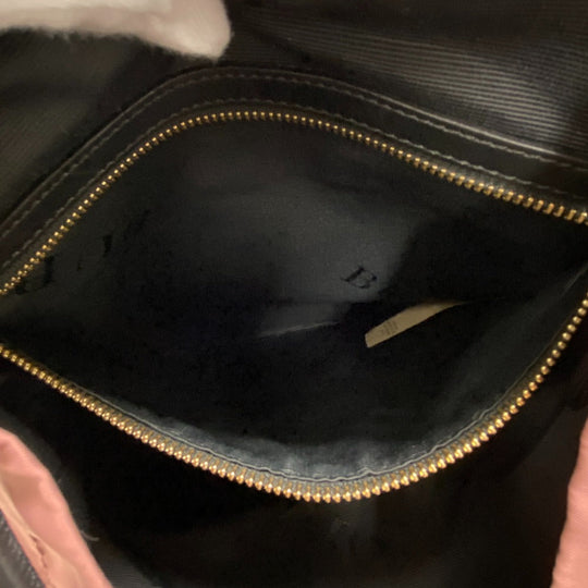 THOMAS BURBERRY Backpack Nylon, Leather pink Women Used Authentic