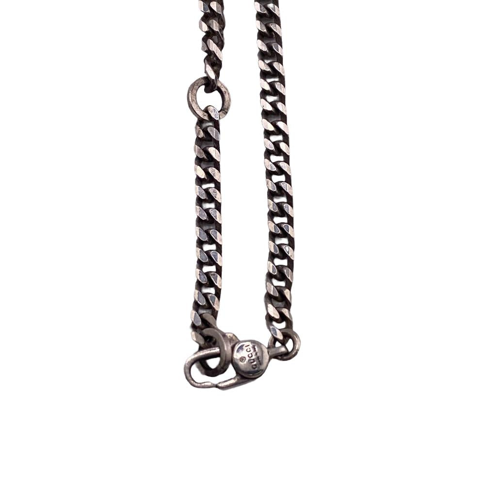 GUCCI Necklace Silver925 Silver 925 21.9g Infinity knot Women Used Authentic