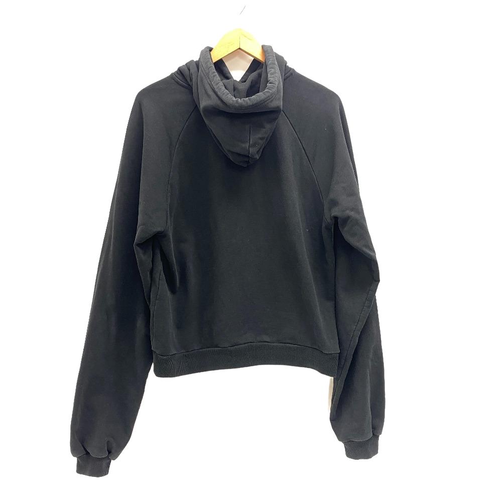BALENCIAGA Hoodie 571194 cotton black 19 years S mens S Used Authentic