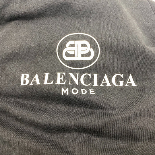 BALENCIAGA Hoodie 571194 cotton black 19 years S mens S Used Authentic