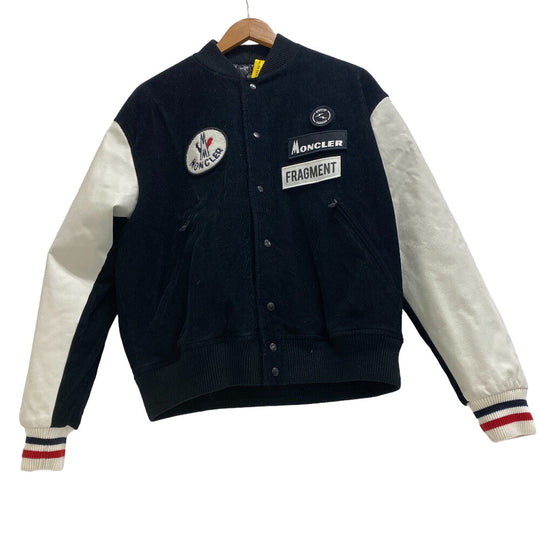 MONCLER Down jacket Cotton, Polyester black 2018 Stadium Jumper SVEN Fujiwara Hiroshi mens 1 Used Authentic