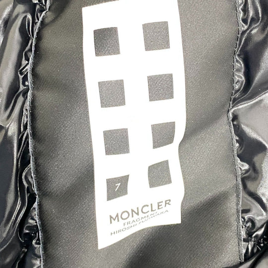 MONCLER Down jacket Cotton, Polyester black 2018 Stadium Jumper SVEN Fujiwara Hiroshi mens 1 Used Authentic