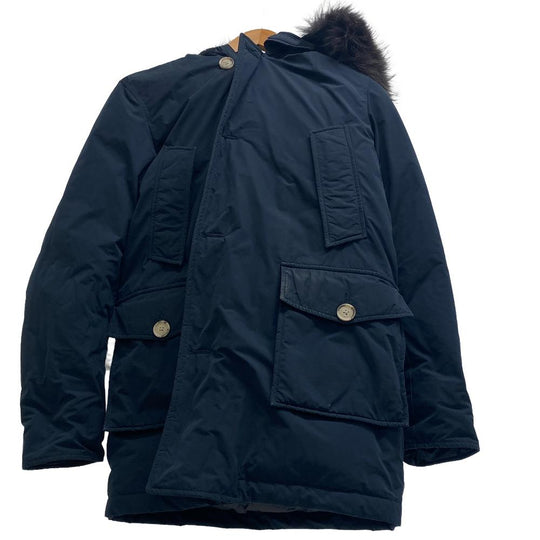 WOOLRICH Down jacket Polyester, Nylon Navy WOCPS2708D LUXURY ARCTIC PARKA mens XS Used Authentic