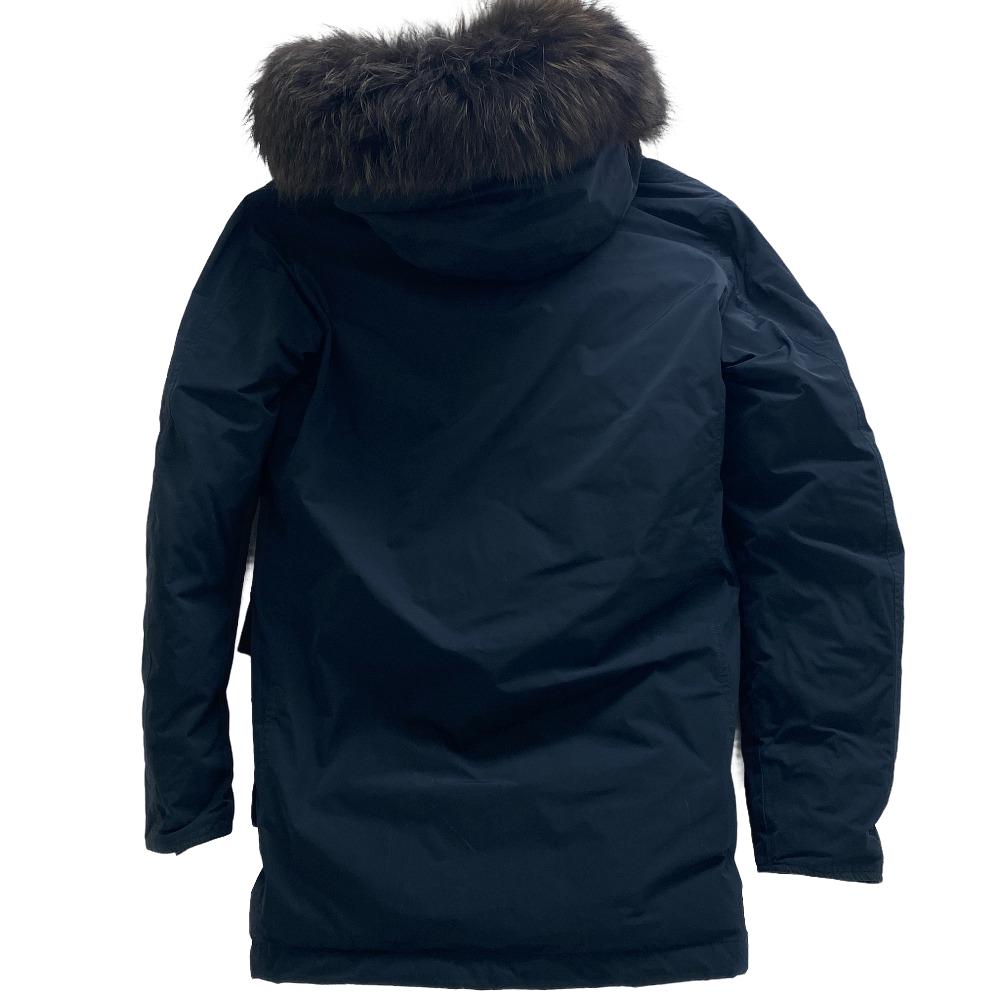 WOOLRICH Down jacket Polyester, Nylon Navy WOCPS2708D LUXURY ARCTIC PARKA mens XS Used Authentic
