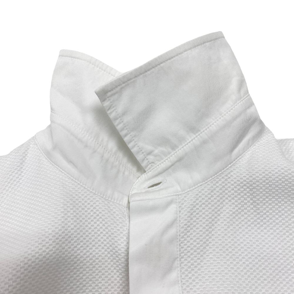 Christian Dior Long sleeve shirt 841B05A3356 cotton white I40 Bee embroidery mens 36 Used Authentic