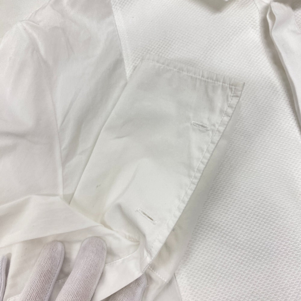 Christian Dior Long sleeve shirt 841B05A3356 cotton white I40 Bee embroidery mens 36 Used Authentic