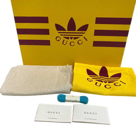 GUCCI sneakers 722212 ZX8000 Suede, Canvas Light blue TORSION 36 1/2