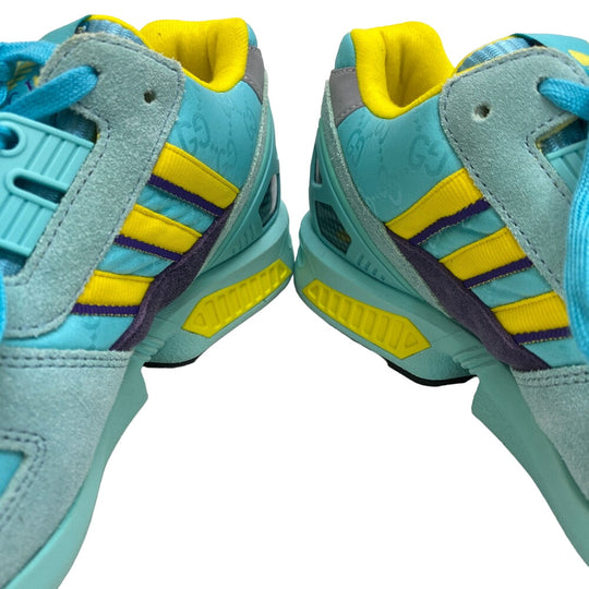 GUCCI sneakers 722212 ZX8000 Suede, Canvas Light blue TORSION 36 1/2