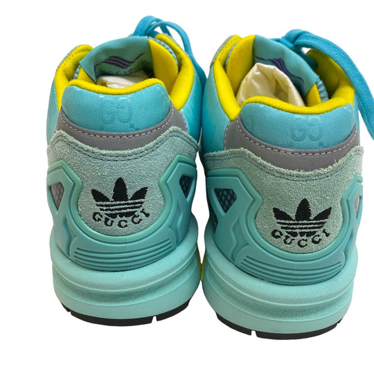 GUCCI sneakers 722212 ZX8000 Suede, Canvas Light blue TORSION 36 1/2