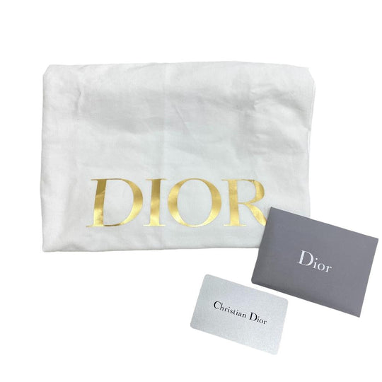 Christian Dior Tote Bag canvas Navy Small Book tote Women Used Authentic