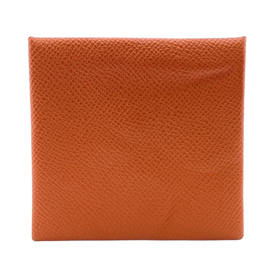 HERMES Coin case Epsom Brown unisex(Unisex) Used Authentic