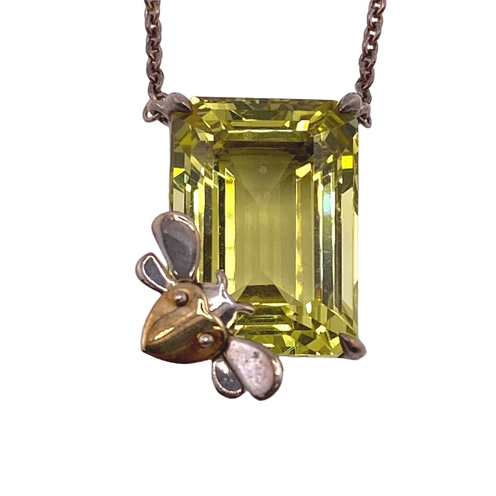TIFFANY&Co. Necklace Ag925 �~ Au750 gold Natural stone Return to TIFFANY & Co. Women Used Authentic