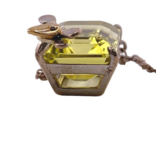 TIFFANY&Co. Necklace Ag925 �~ Au750 gold Natural stone Return to TIFFANY & Co. Women Used Authentic