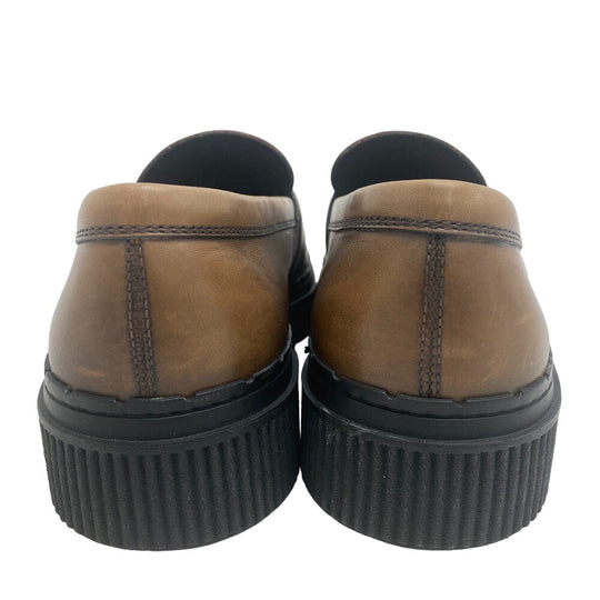 TOD�fS loafers leather Brown Coin loafers mens 8 Used Authentic
