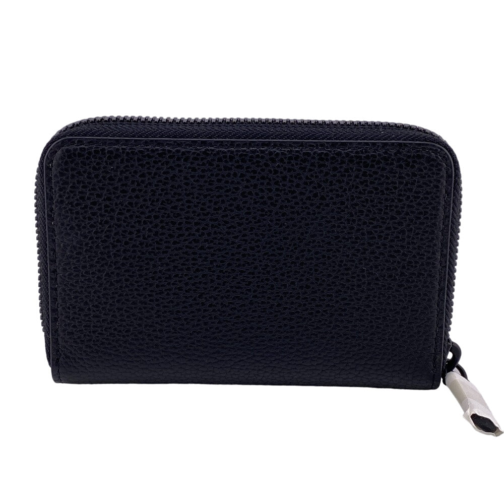 MCM Coin case MXLCATC01 leather black Zip Around Coin Pocket unisex(Unisex) Used Authentic