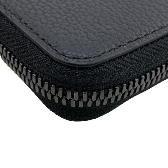 MCM Coin case MXLCATC01 leather black Zip Around Coin Pocket unisex(Unisex) Used Authentic